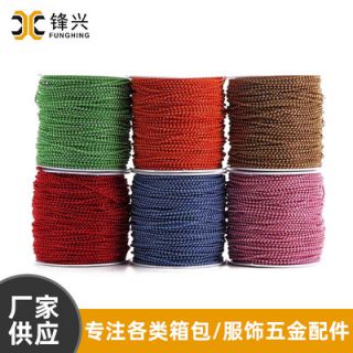 不锈钢MILAN.COM,米兰(中国)
挂链饰链 箱包铜铁链饰品配件 波珠链窗帘拉珠链供应